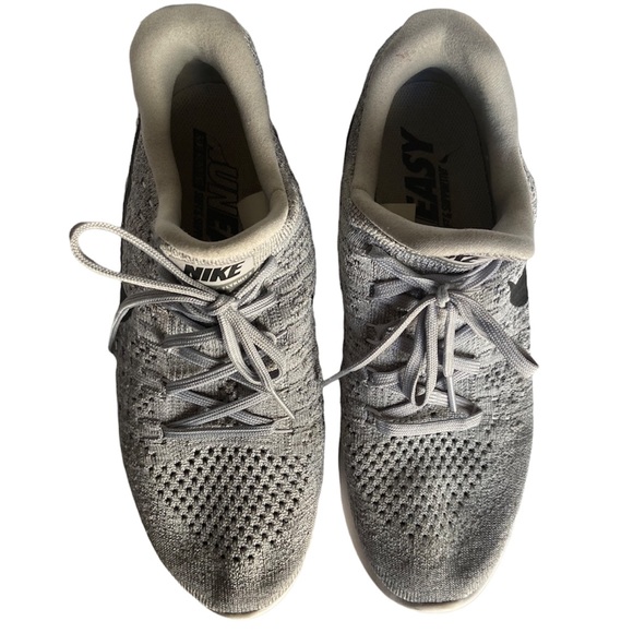 Nike Lunarepic Low Flyknit 2 Wolf Grey/Black-Cool Grey 863780-002 - Picture 4 of 8